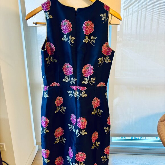 J. CREW Sheath dress in floral jacquard - Picture 5 of 7